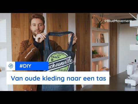 Zelf een tas maken: geef oude kleding een tweede leven! | DIY | Duurzaam met BlueMovement