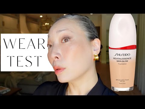 NEW Shiseido Revitalessence Foundation Wear Test