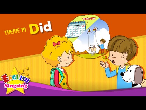 Theme 19. Did - What did you do yesterday? | ESL Song & Story - Learning English for Kids