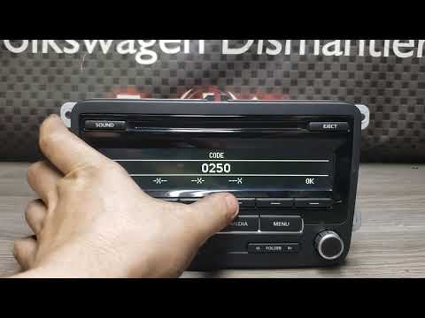 Entering Safe Code On Volkswagen RCD 310 Radio