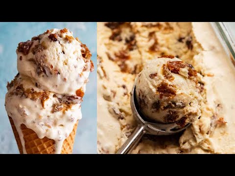 Easy rum raisin ice cream