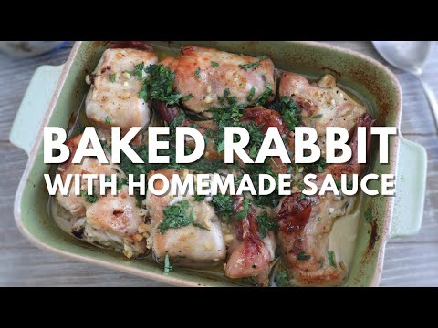 How to make Baked rabbit with homemade sauce | Food From Portugal