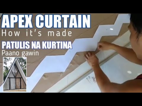 HOW TO MAKE CURTAIN FOR APEX WINDOW #apex #design