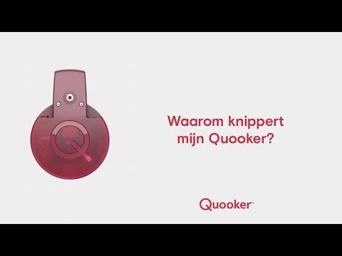 Waarom knippert mijn Quooker?