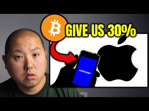 Apple ATTACKS Crypto & Coinbase...Wants 30% Tax On Transactions