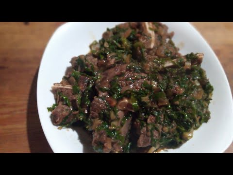 If you have beef and spinach, make this dish, so simple but delicious. beef and spinach stew.