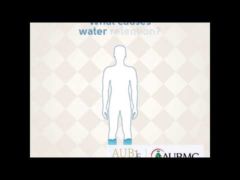 What causes water retention?