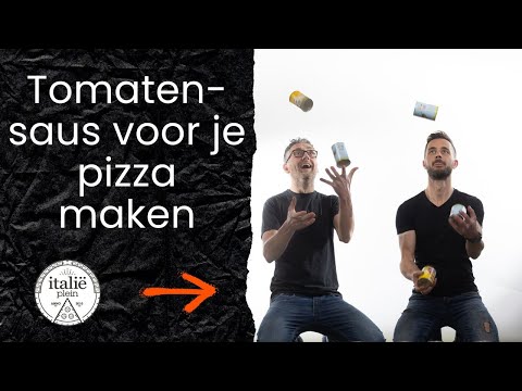 Tomatensaus voor pizza maken - zo doen ze het in Napels!