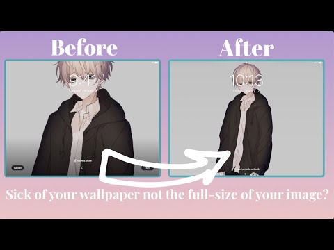 How to make any photo fit as your wallpaper [mobile]