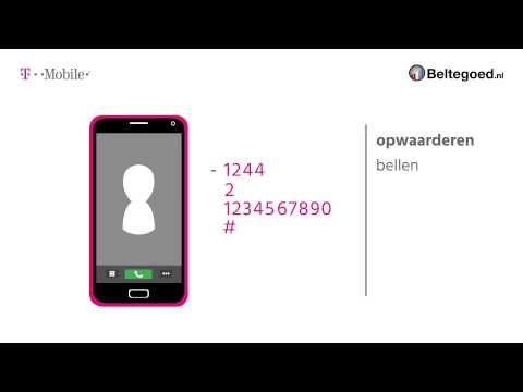 T-mobile opwaarderen - Instructies Beltegoed.nl