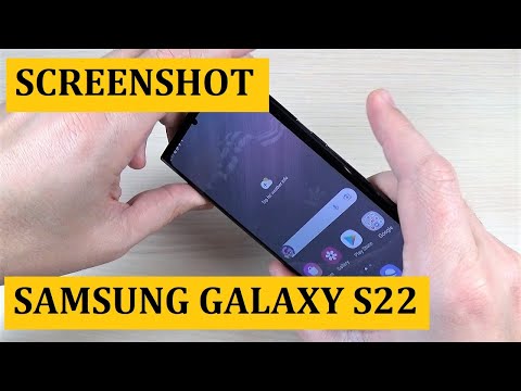 How to SCREENSHOT Samsung Galaxy S22 / S22+ / S22 Ultra - Two ways & the long one!