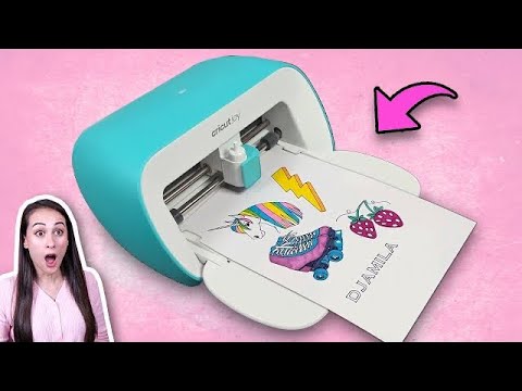 ZELF STICKERS MAKEN MET DIT TOFFE APPARAAT! - Printen En Knippen Met Cricut -DIY