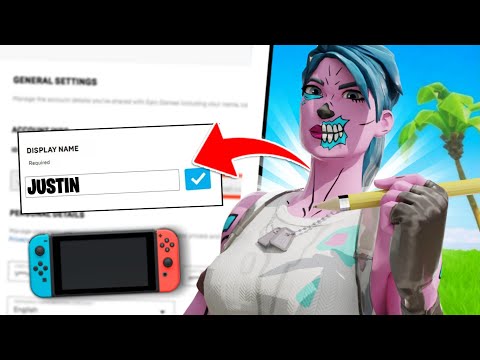 *NEW* How To Change Your Fortnite Name On NINTENDO SWITCH! (FIX)