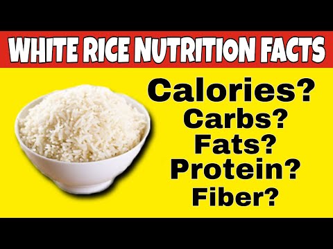 ✅Nutrition Facts of White Rice || Health Benefits of White Rice