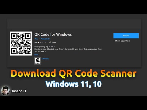 QR code Scanner for Windows 10, 11 | Camera and Image Scan