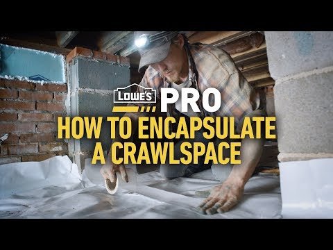 How To Partially Encapsulate a Crawlspace | Lowe’s Pro How-To