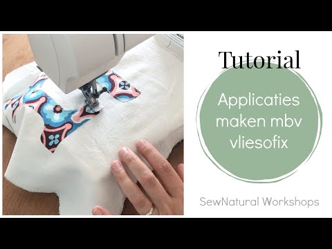 Tutorial - Applicaties van stof maken mbv vliesofix