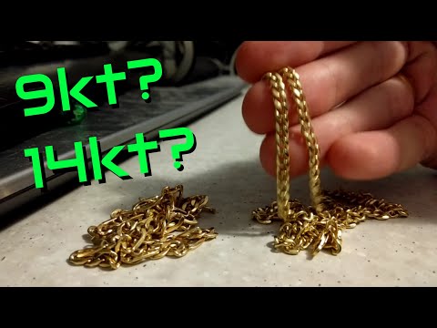 Difference between 9kt and 14kt Gold